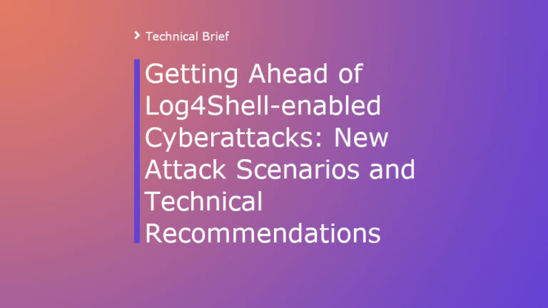 Getting ahead of Log4Shell