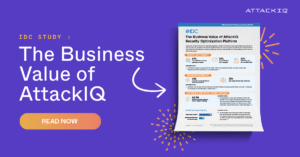IDC Study The Business Value of AttackIQ '22
